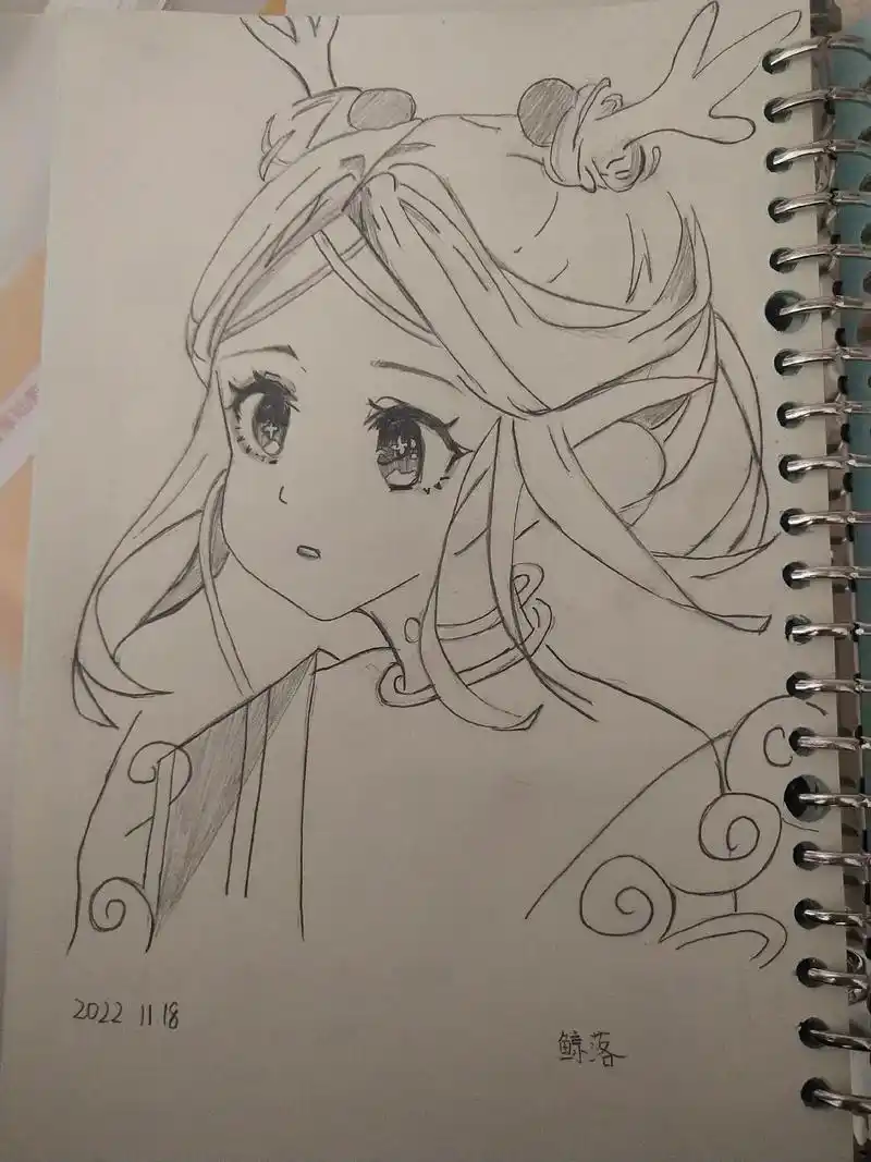 浅浅尝试#绘画 #动漫 #新手  - 抖音