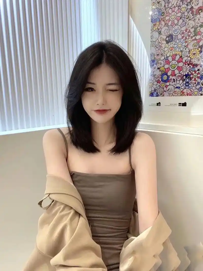 简约耐看锁骨发,2022火爆发型锁骨发最耐看又 - 抖音