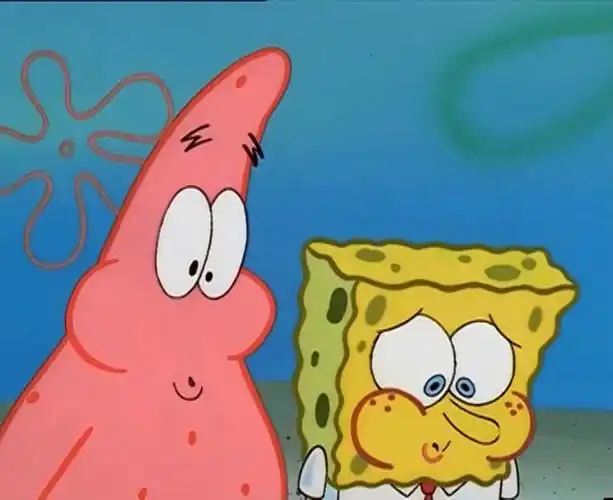 这情侣头像不就来了吗[doge]#海绵宝宝派大星  #情侣头像