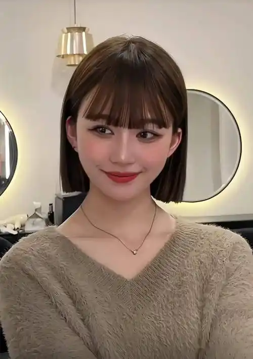 2023初春超a"一刀切"短发,真的爱了!_发型_多多_网络