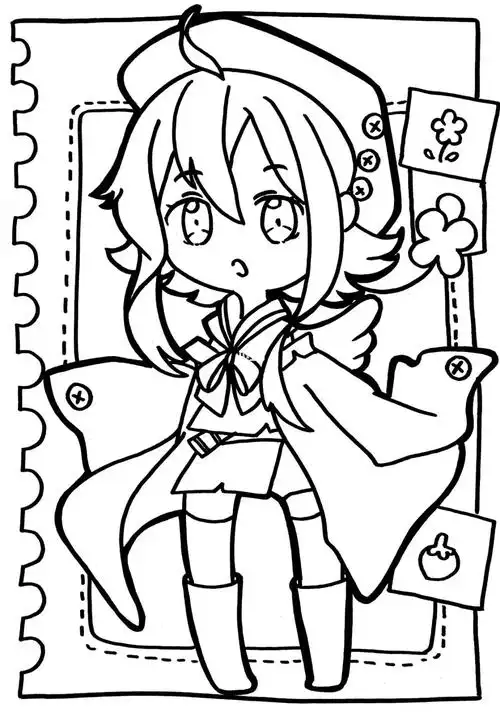 出处#动漫人物  #线稿  #动漫临摹卡  #动漫  #动漫分享  #手绘临摹