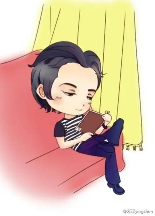 请问有卡通版张国荣的照片吗