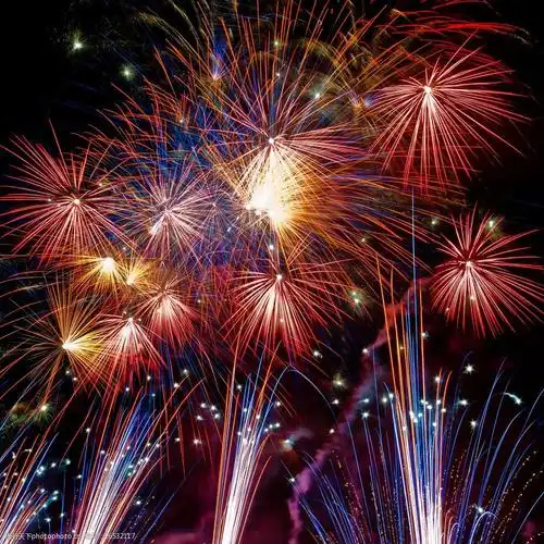 高清烟花摄影图片