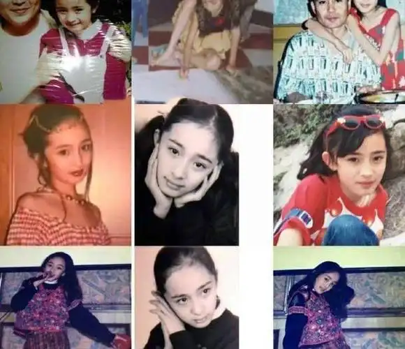 杨幂一组毕业照从小到大一直是个美人坯子啊自带耀眼光芒