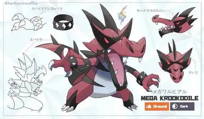 【图集】宝可梦mega进化新设计