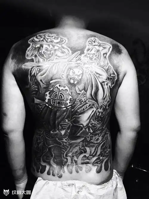 五鬼进财_纹身图案手稿图片_六子的纹身作品集