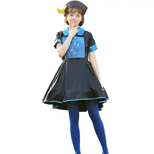 儿童万圣节服装僵尸cos女童化妆舞会演出大人服饰