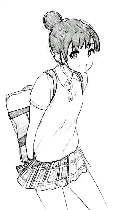 简笔画 线稿 黑白配 动漫 唯美 壁纸 插画 头像 可爱 唯美 二次元 美