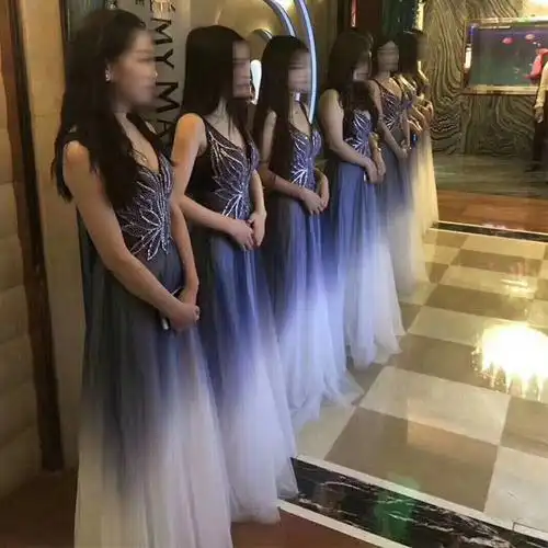 夜场新款夜总会长款晚礼服ktv性感女装显瘦短连衣裙小姐服