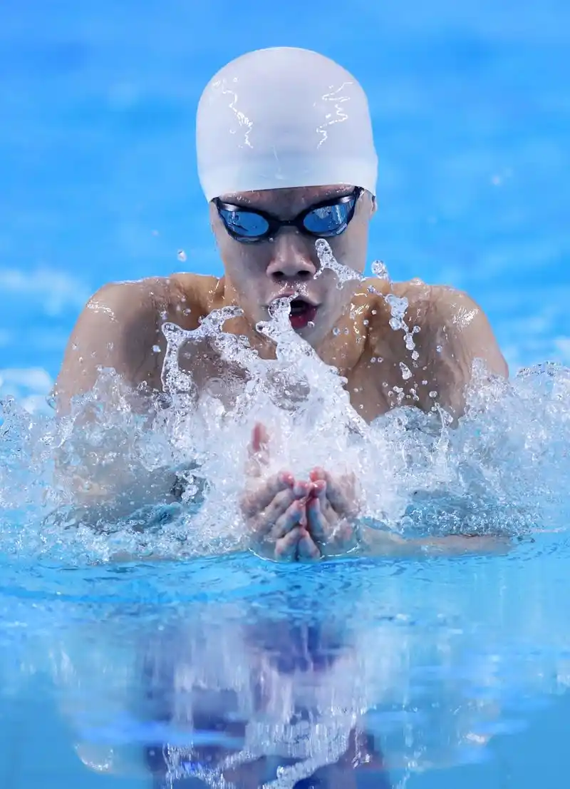 游泳——体校乙组男子50米蛙泳决赛赛况