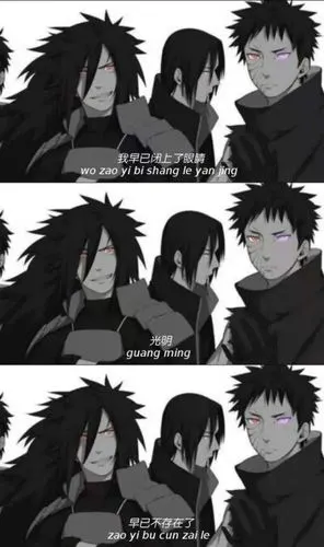 黑白火影忍者壁纸