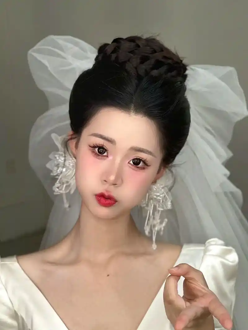 精灵系新娘妆造02心动值up78|宜春化妆.