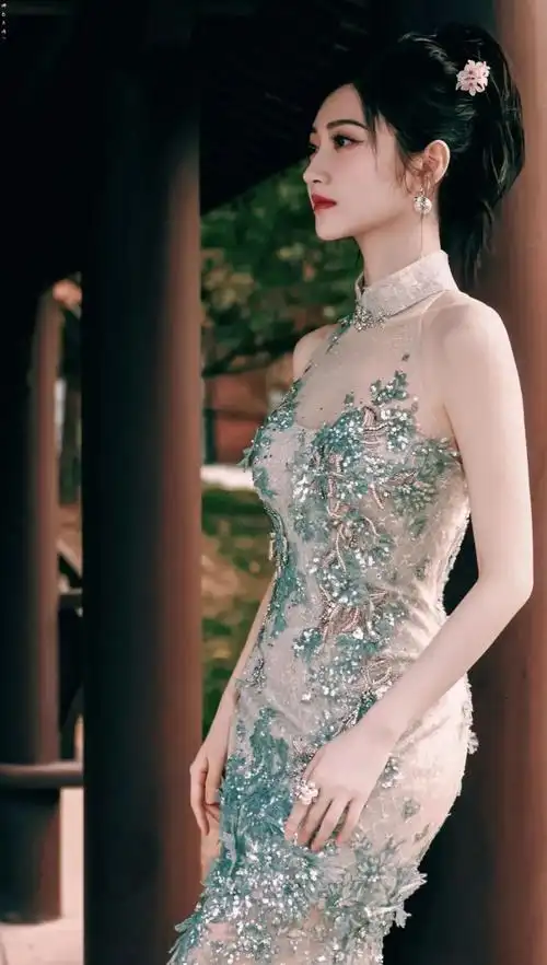 被穿旗袍的"景甜"惊艳了!