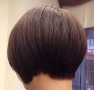 尖头顶合适的短发沙宣图