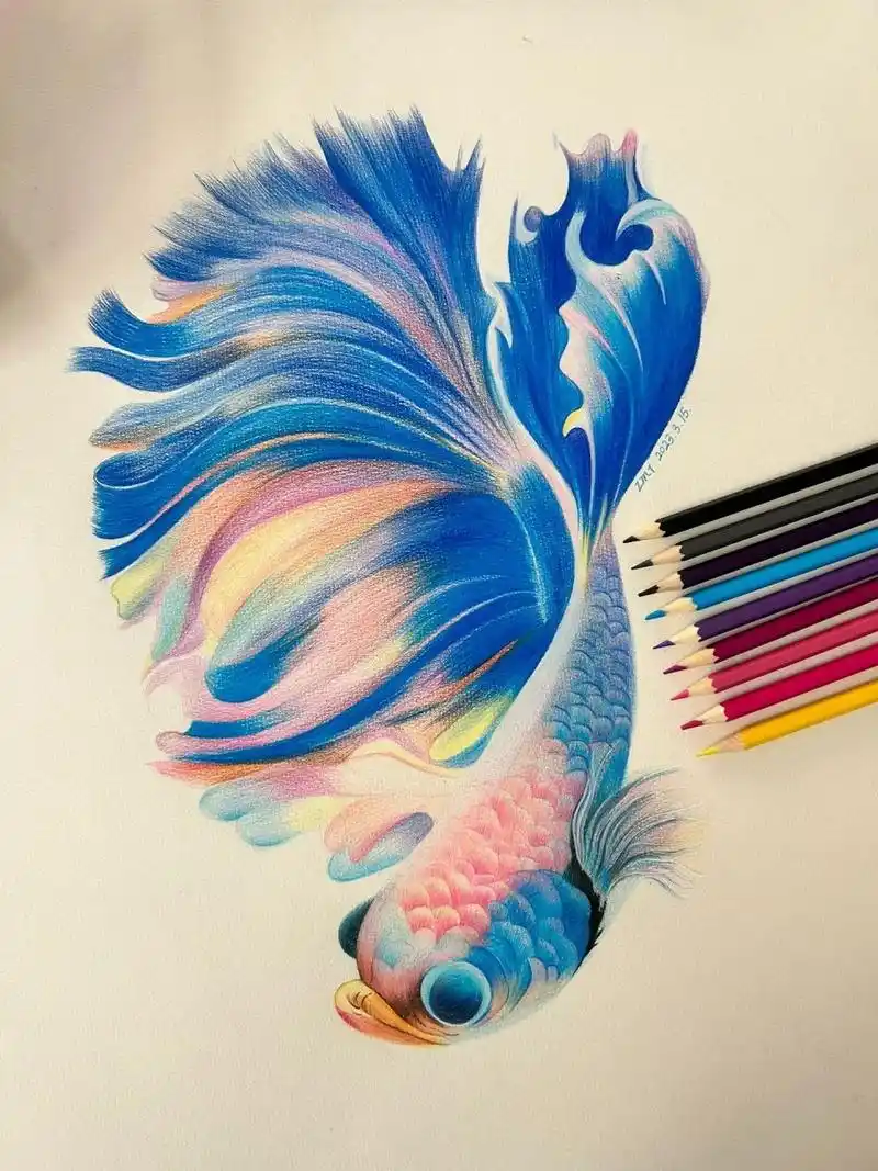 彩铅装饰画可约单