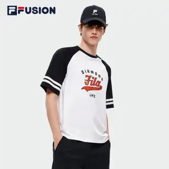 运动户外>运动服饰>运动t恤>斐乐(fila)>filafusion潮牌男子短袖t恤夏