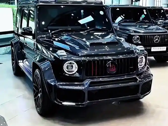 奔驰大g原来还可以这么改 大g升级巴博斯干碳套件,安装简单,瞬间提升