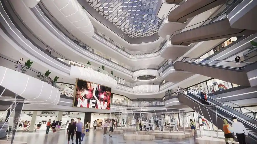【五江广场】购物中心内部效果图
