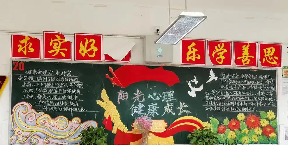阳光心理健康成长临川一中开展主题黑板报评比活动