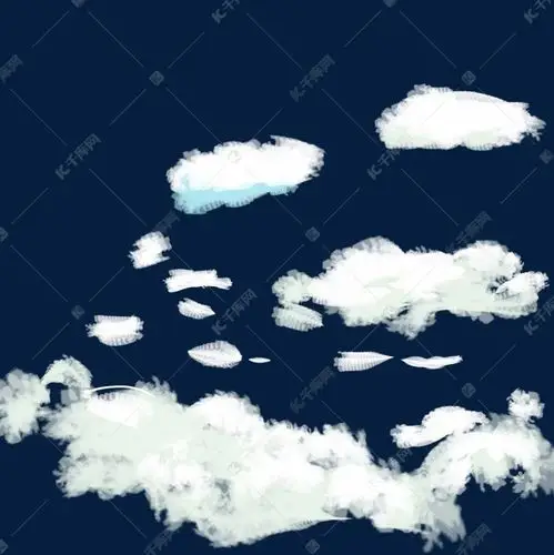 灰色的云朵免抠图素材图片免费下载-千库网