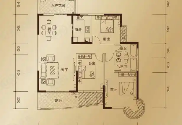 东方御景户型图