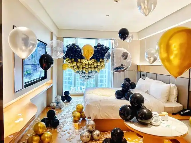 酒店房间生日求婚惊喜布置78