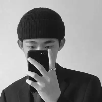 黑白头像深情男生霸气冷酷图片