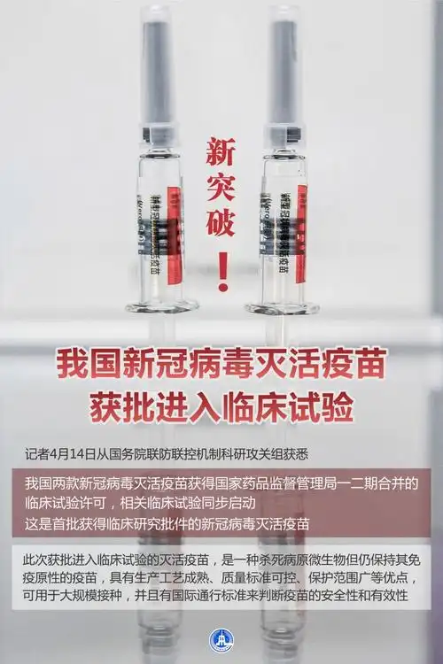 突破我国新冠病毒灭活疫苗获批进入临床试验