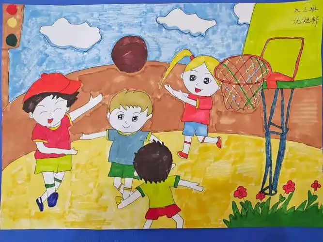 阳光宝贝体育节～绘画展