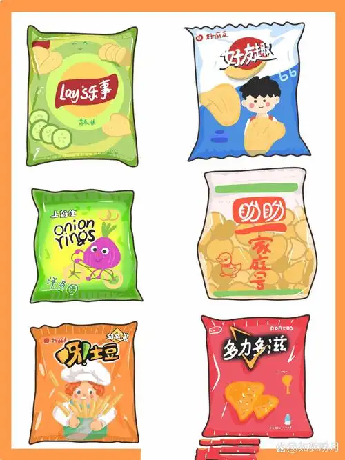 零食简笔画|可爱简笔画