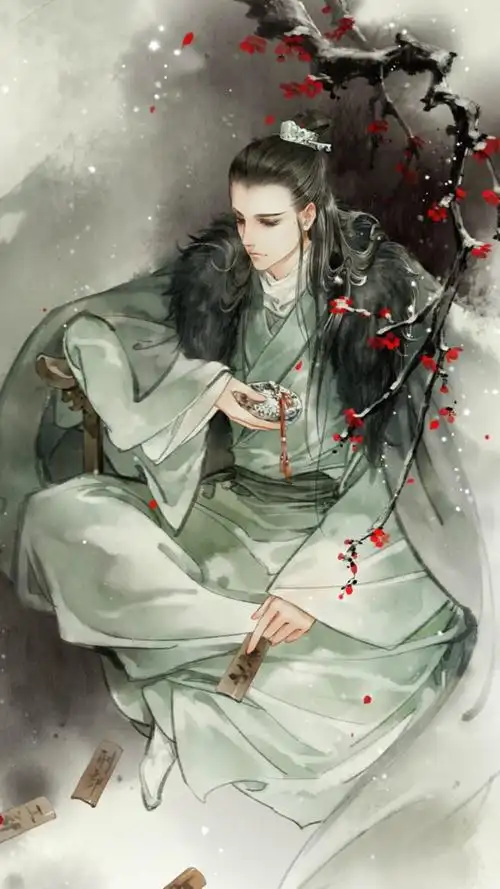 古风,插画,古装美男子,壁纸 - 堆糖,美图壁纸兴趣社区