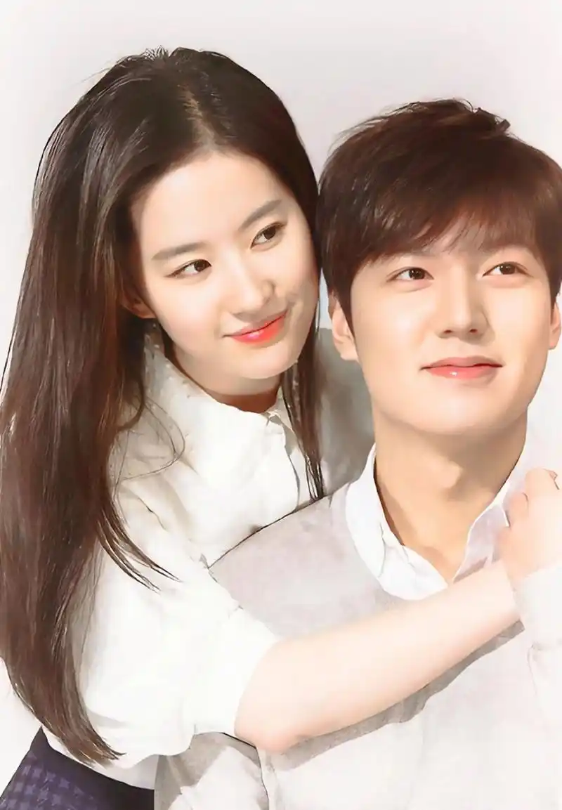 刘亦菲还和李敏镐合作拍过广告,差点以为是p的!