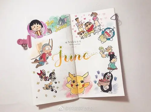 简单手绘 手帐排版