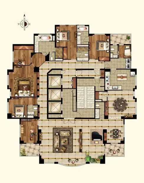 1000平方超级大平层