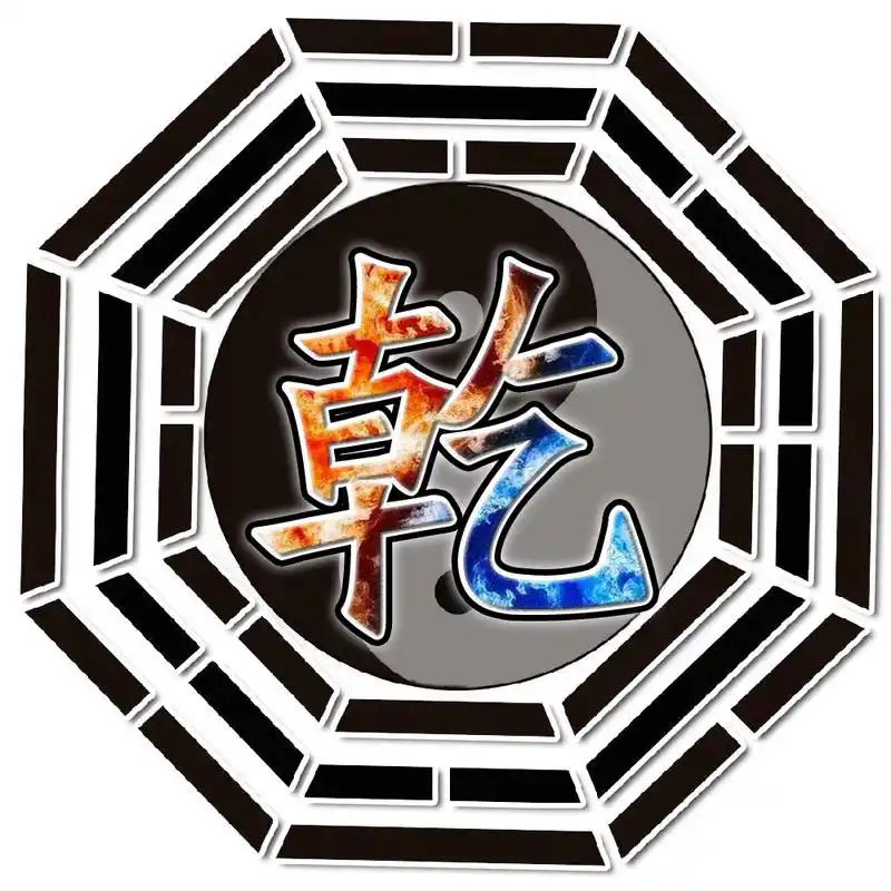 太极黑白八卦姓氏头像,25张简约大气,传统中国风来袭