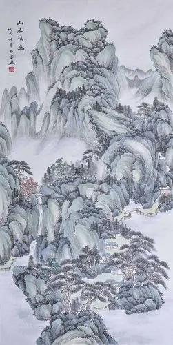 20幅国画手机壁纸打开手机看山见水