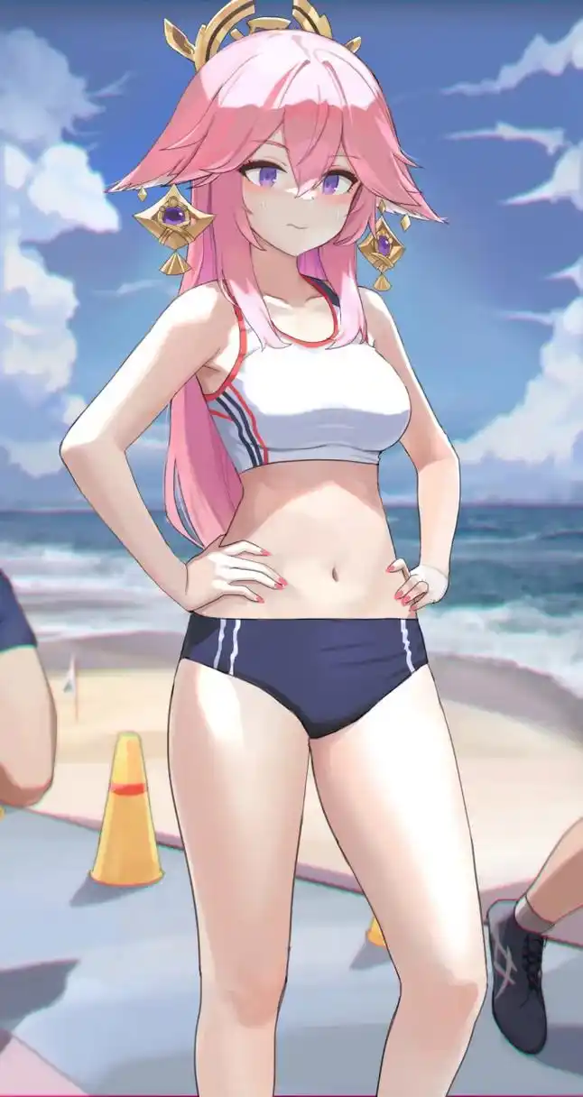 原神:夏日时光[期待][吃鲸][比心]#原神# #泳装# #原神胡桃# #原神