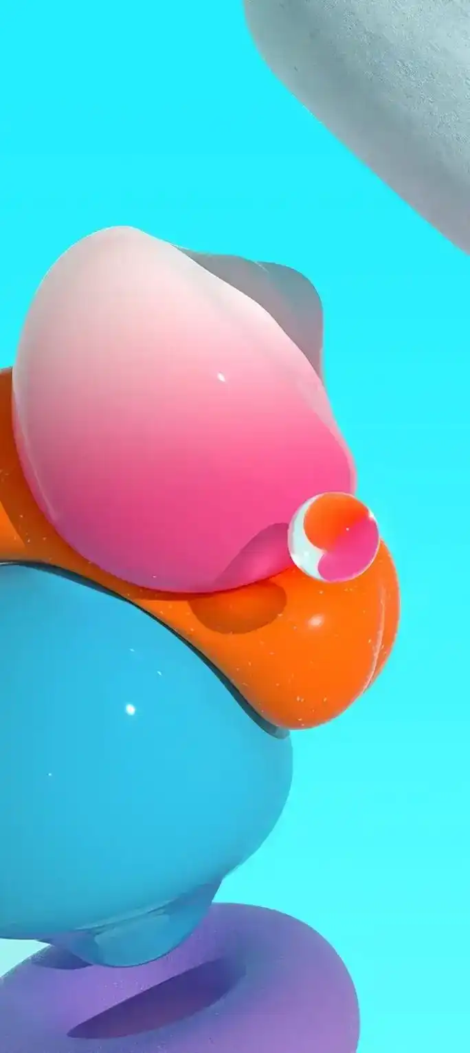 3d曲屏壁纸. - 抖音