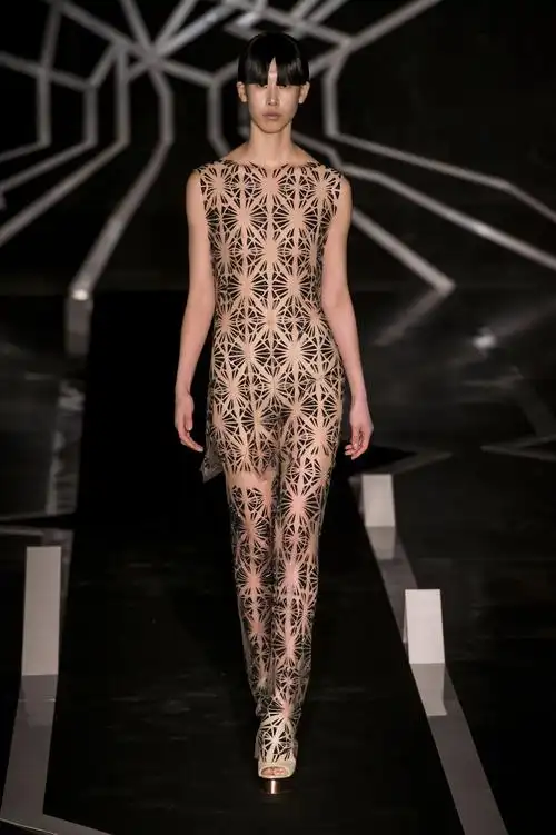 2017法国巴黎时装周超级性感的透视装一