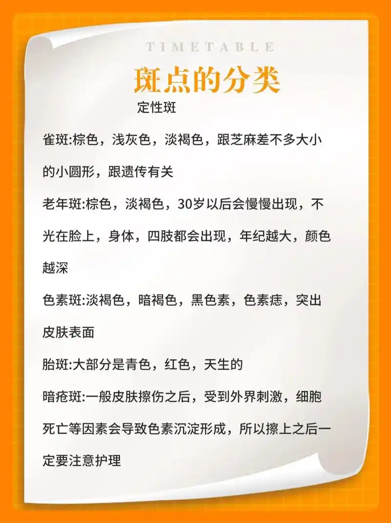 来看看你属于哪种类型的斑#皮肤管理 #告别肌肤问题 - 抖音