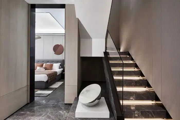 装修公司现代轻奢风格别墅新房装修效果图半岛碧桂园碧水轩226平米