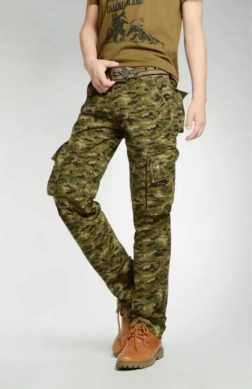 批发零售迷彩裤服休闲工装多口袋裤男士休闲裤沙滩军旅户外潮