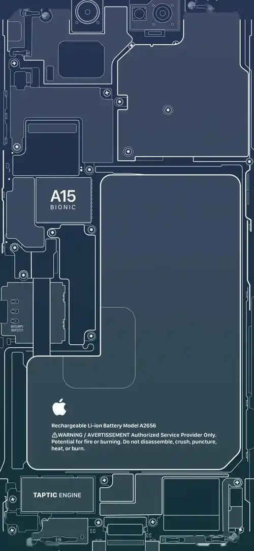 神奇壁纸iphone13内部结构太好看了