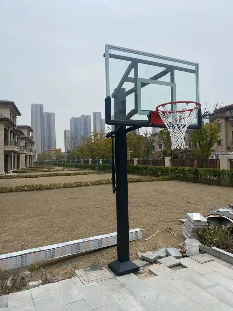 别墅庭院式可升降篮球架,这款你会喜欢吗#体育场地设施 #专业 - 抖音