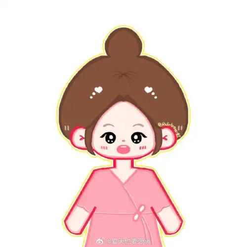 赵丽颖超话  【原创·全棉粉颖】可爱的嘞@赵丽颖  头像·手绘原创