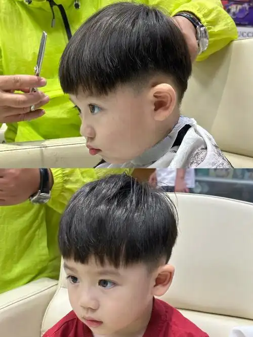 阳光男孩可爱帅气的发型