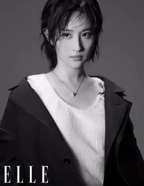 刘亦菲《elle》3月刊封面大片新鲜出炉,身着louis vuitton 2021春夏