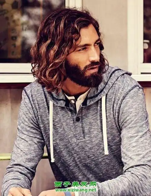 长头发男生怎么烫发型好看图片(2)_烫发_西子美发网