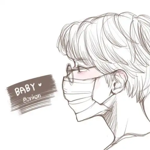 边伯贤的动漫版简笔画教程