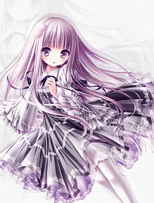 「收藏夹」动漫女生壁纸(紫发) - 知乎